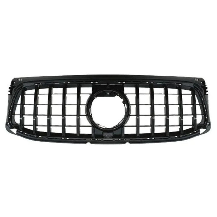 Car Craft Compatible With Mercedes Benz Glb W247 X247 2020-2024 Amg Bumper Front Show Grill Gtr Style Black Gc X247-002