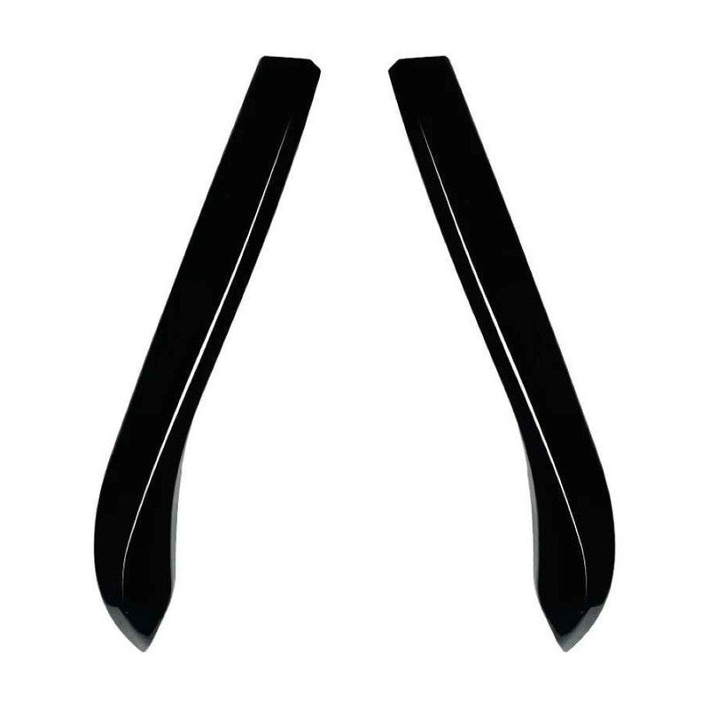 Car Craft Compatible With Volkswagen Vw Golf Mk 8 Gti 2020-2024 Gti Rline Front Bumper Lip Splitter Skirts Trim Wing Flag Zst-1101 Gb Glossy Black Usa - CAR CRAFT INDIA