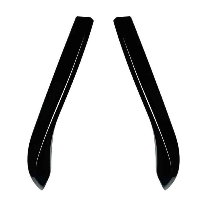 Car Craft Compatible With Volkswagen Vw Golf Mk 8 Gti 2020-2024 Gti Rline Front Bumper Lip Splitter Skirts Trim Wing Flag Zst-1101 Gb Glossy Black Usa - CAR CRAFT INDIA