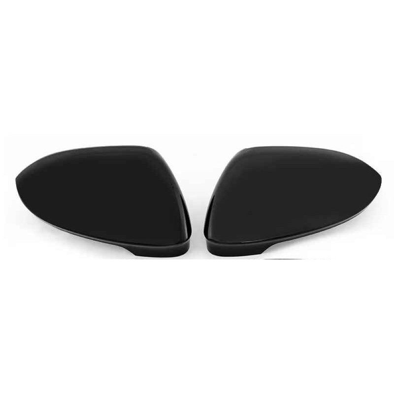 Car Craft Compatible With Volkswagen Vw Golf Gti 8 8.5 2018-2026 Rear View Case Wing Cap Shell Housing Mirror Covers Replacement Style Glossy Black Usa