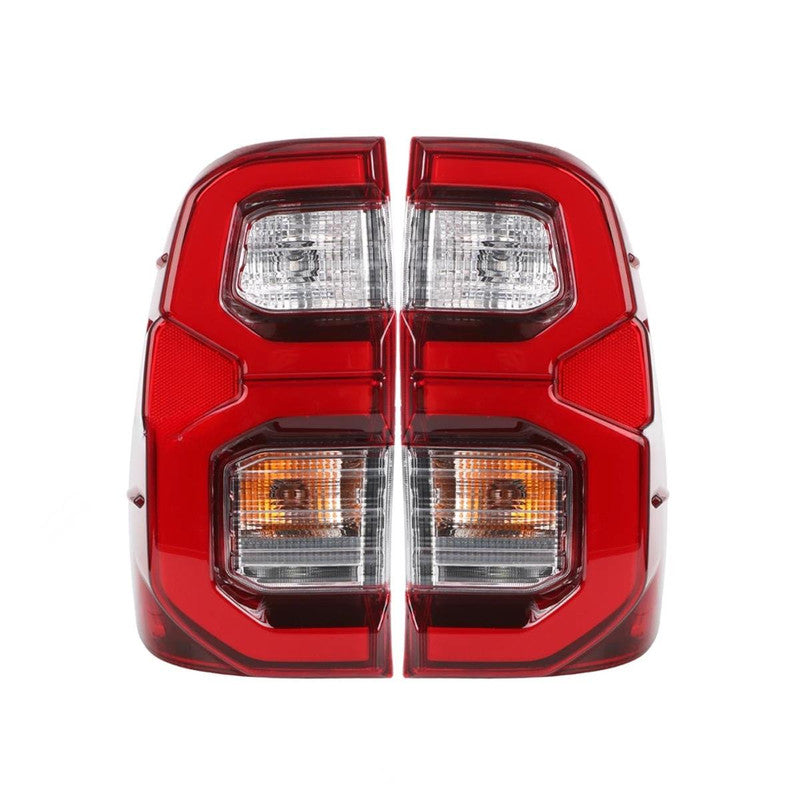 Car Craft Compatible With Toyota Hilux Revo 2016-2020 Upgrade Facelift Convert Car Rear Upgraded Tail Light Lamp Xenon Taillight Retrofit Upgrade Modified Led Drl Hid