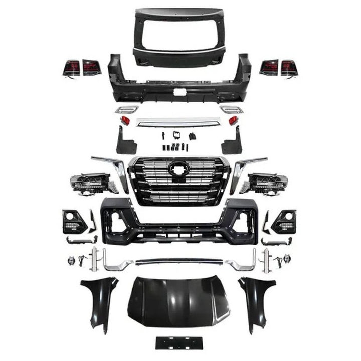 Car Craft Compatible With Toyota Land Cruiser Lc200 2008-2015 Upgrade Facelift Convert To Lc200 Navigator Style Bodytkit Front Rear Bumper Hood Fender Trunk Headlight Taillight Side Trim Grill Lip Skirt Splitter F139-b
