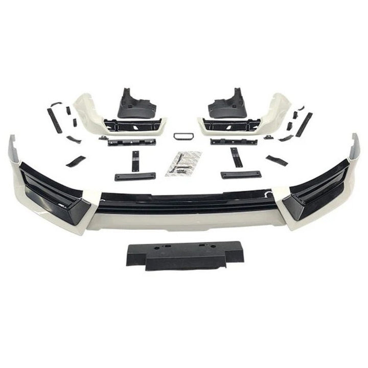 Car Craft Compatible With Toyota Land Cruiser Lc200 2016-2020 Upgrade Facelift Convert To Trd Bodykit Front Rear Bumper Lip Side Trim Skirt Splitter Trim F109
