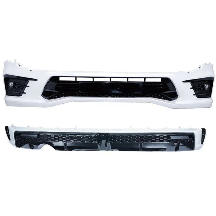 Car Craft Compatible With Toyota Land Cruiser Lc300 Lc 300 2021+ Upgrade Facelift Convert To Lc300 Middle East Kuwait Style Bodytkit Front Rear Bumper Skirt Splitter Lip F153