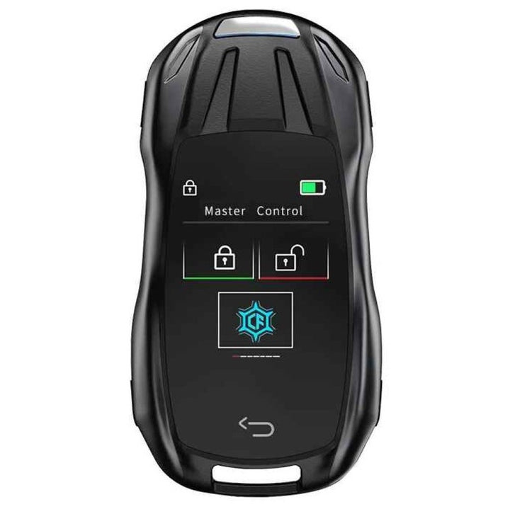 Car Craft Compatible With Audi Bmw Mercedes Jaguar Range Rover Porsche Volkswagen Skoda Volvo Nissan Jeep Maruti Toyota Hyndai Kia Ferrari Lamborghini Mini Cooper Lcd Led Smart Keyless Key Cf828 Black