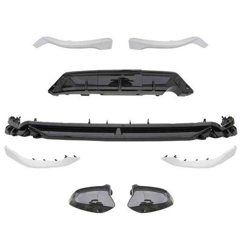 Car Craft Compatible With Toyota Lexus Lx600 2022+ Low Version Upgrade Facelift Convert To Lx600 F Sport Style Bodytkit Front Rear Lip Skirt Splitter F196