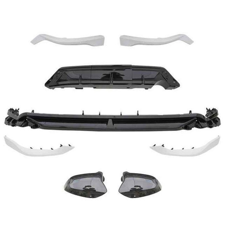 Car Craft Compatible With Toyota Lexus Lx600 2022+ Low Version Upgrade Facelift Convert To Lx600 F Sport Style Bodytkit Front Rear Lip Skirt Splitter F196
