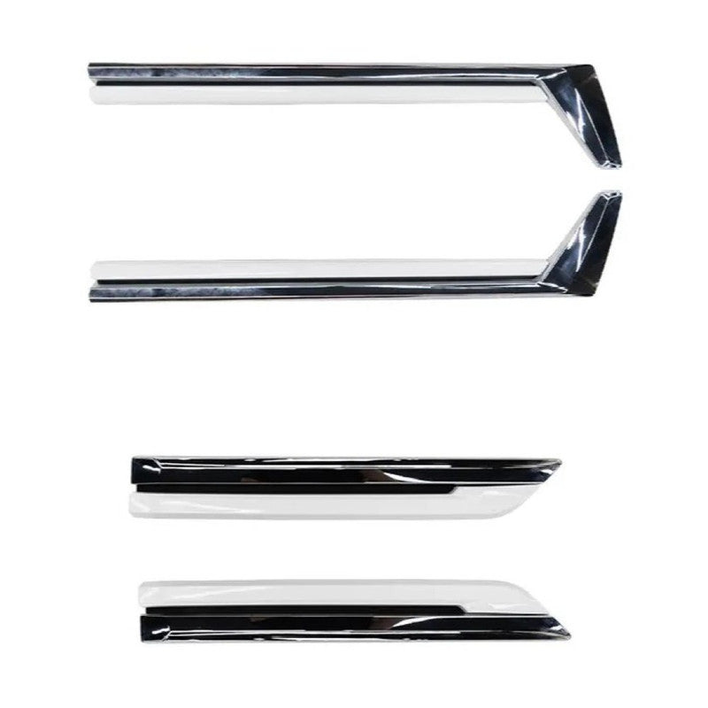 Car Craft Compatible With Toyota Lexus Lx600 2022+ Side Door Moulding Cladding Trim Abs 4-piece Replacement Kit With Uv Corrosion Resistance F166