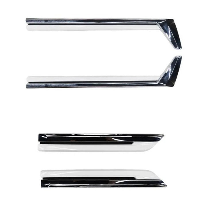 Car Craft Compatible With Toyota Lexus Lx600 2022+ Side Door Moulding Cladding Trim Abs 4-piece Replacement Kit With Uv Corrosion Resistance F166