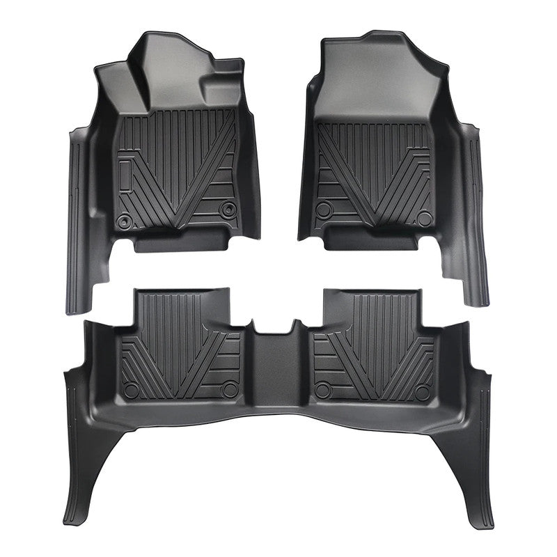 Car Craft Compatible With Honda Civic 2016-2021 Car Floor Foot Mats Mat Rubber Eco-friendly All Weather 5d Tpe Rhd Carpet Waterproof Anti-slip Full Set 5w-103/43