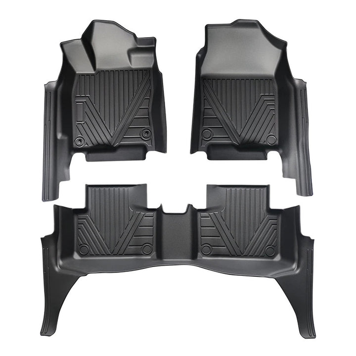 Car Craft Compatible With Honda Civic 2016-2021 Car Floor Foot Mats Mat Rubber Eco-friendly All Weather 5d Tpe Rhd Carpet Waterproof Anti-slip Full Set 5w-103/43