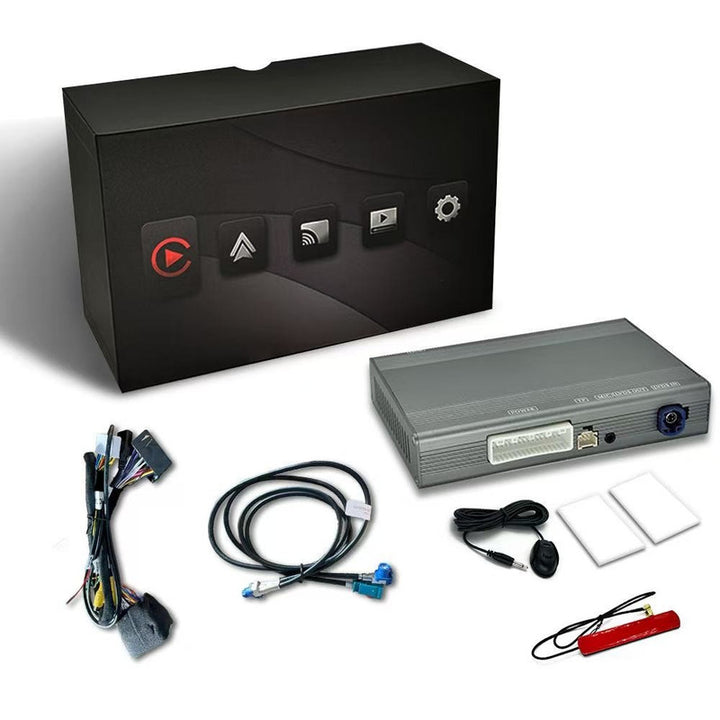 Car Craft Compatible With Mercedes Benz A B C E S G Class Cls Cla Slk Gla Ml Gl Upgrade To Wireless Apple Carplay Android Auto Adapter Carplay Box With Screeen Mirror Link Google Maps For Ntg 4.5 4.7 CC-9577