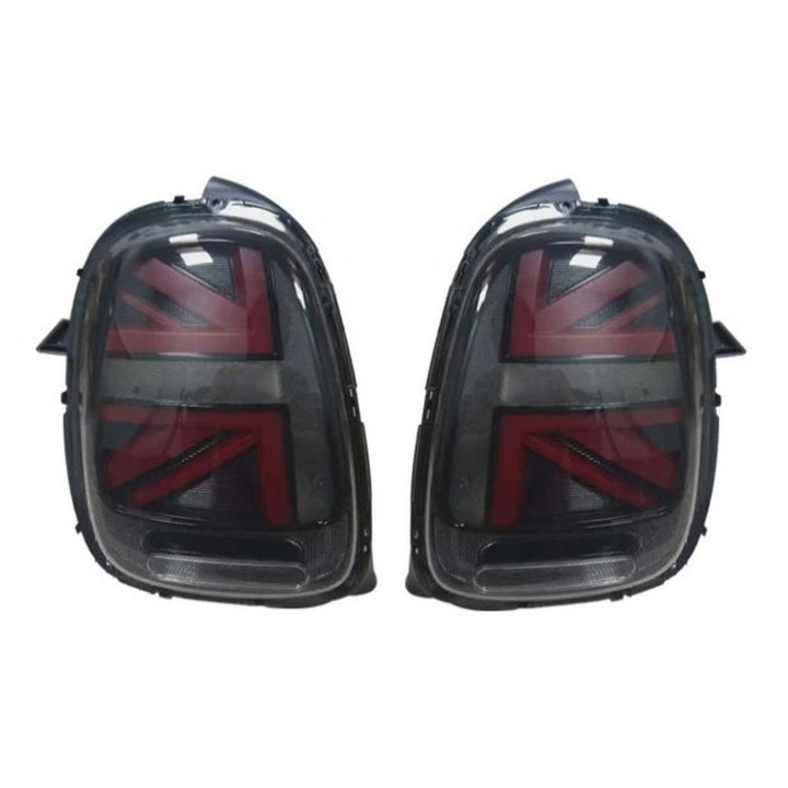 Car Craft Compatible With Mini Cooper F55 2015-2019 Cooper S F56 2015-2019 Cooper S Convertible F57 2015-2019 F Series Led Tail Light Tail Lamp Light 2007-2016 Dynamic Signal Taillight Drl Brake Reverse Union Jack Clear Red