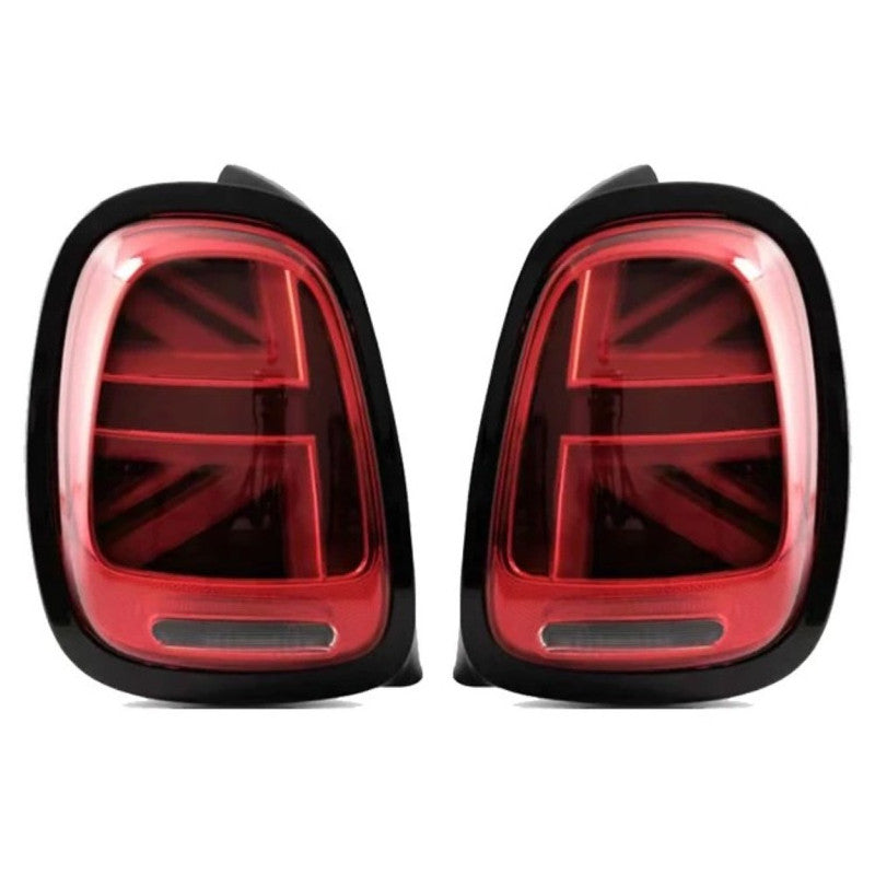 Car Craft Compatible With Mini Cooper F55 2015-2019 Cooper S F56 2015-2019 Cooper S Convertible F57 2015-2019 F Series Led Tail Light Tail Lamp Light 2007-2016 Dynamic Signal Taillight Drl Brake Reverse Union Jack Red