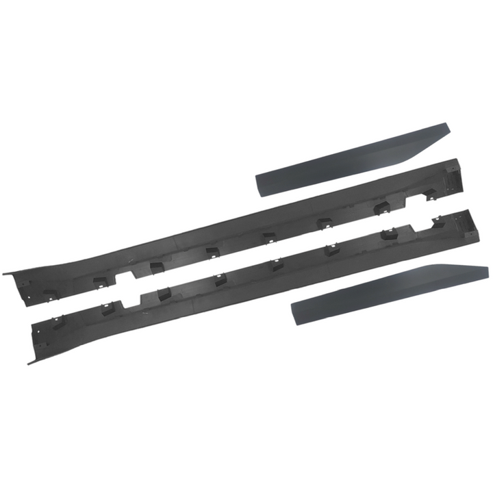Car Craft Compatible With Ford Mustang 2015-2017 Upgrade Facelift Convert To Gt500 Bodykit Side Skirt Running Board Gc Must-025