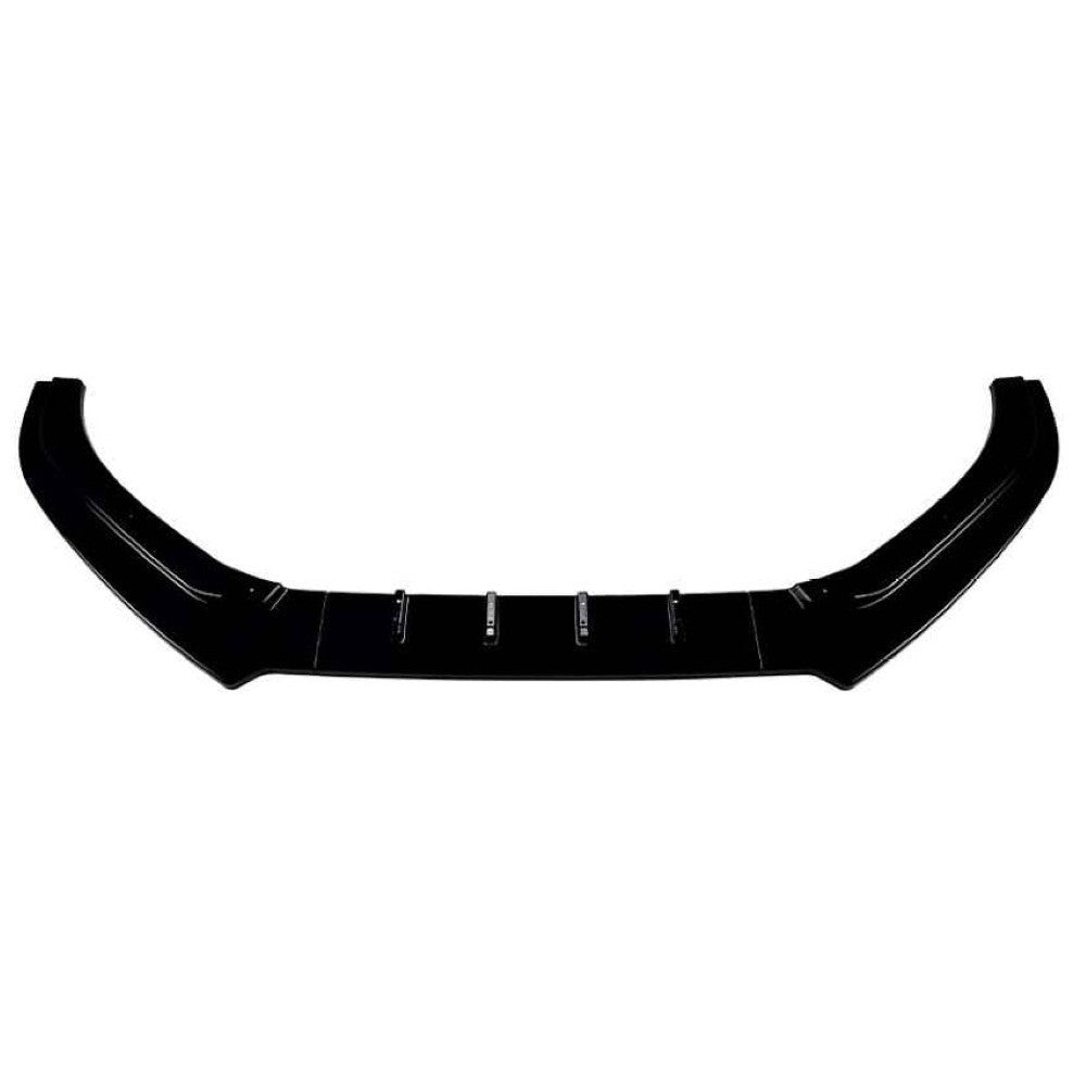 Car Craft Compatible With Vw Volkswagen Polo Jetta 2015-2024 Front Bumper Lip Splitter Skirts Zst-1110 Gb Glossy Black - CAR CRAFT INDIA