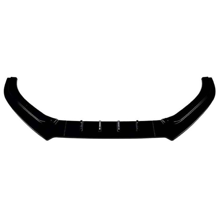 Car Craft Compatible With Vw Volkswagen Polo Jetta 2015-2024 Front Bumper Lip Splitter Skirts Zst-1110 Gb Glossy Black - CAR CRAFT INDIA