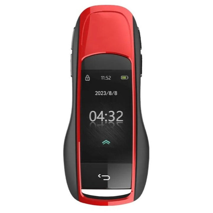 Car Craft Compatible With Audi Bmw Mercedes Jaguar Range Rover Porsche Volkswagen Skoda Volvo Nissan Jeep Maruti Toyota Hyndai Bentley Ferrari Lamborghini Mini Cooper Lcd Led Smart Keyless Key Mh09 Red