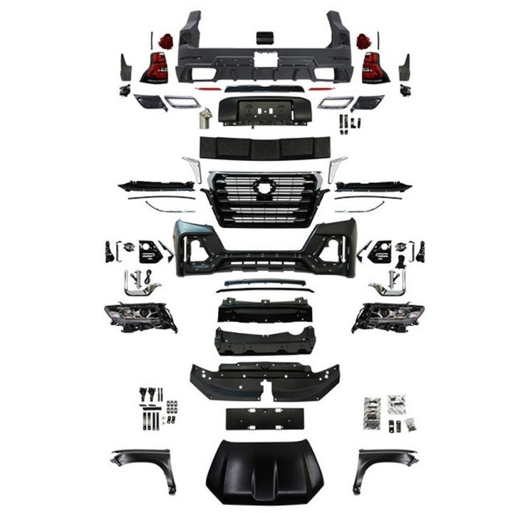 Car Craft Compatible With Toyota Land Cruiser Prado Fj150 2010-2017 Upgrade Facelift Convert To 2018 Navigator Style Bodytkit Front Rear Bumper Hood Fender Trunk Headlight Taillight Side Trim Grill Lip Skirt Splitter F157
