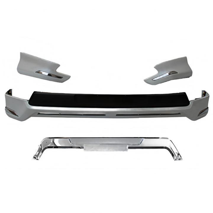 Car Craft Compatible With Toyota Land Cruiser Prado Fj150 2018 Upgrade Facelift Convert To Lip Set Bodykit Front Rear Bumper Lip Side Trim Grill Skirt Splitter Trim F024