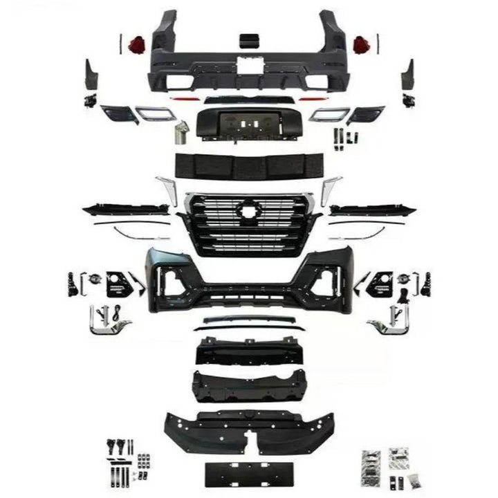 Car Craft Compatible With Toyota Land Cruiser Prado Fj150 2018+ Upgrade Facelift Convert To Navigator Style Bodytkit Front Rear Bumper Side Trim Grill Lip Skirt Splitter F157