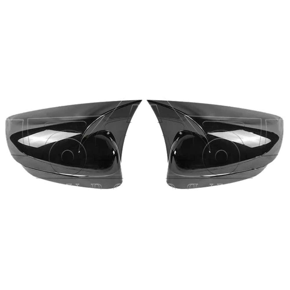 Car Craft Compatible With Bmw 5 Series G30 2017-2024 3 Series G20 2019-2024 7 Series G12 2017-2024 Side Rear View Case Wing Cap Shell Housing Mirror Covers 3m Tape Pasting Style Ar-mr-027 Glossy Black - CAR CRAFT INDIA