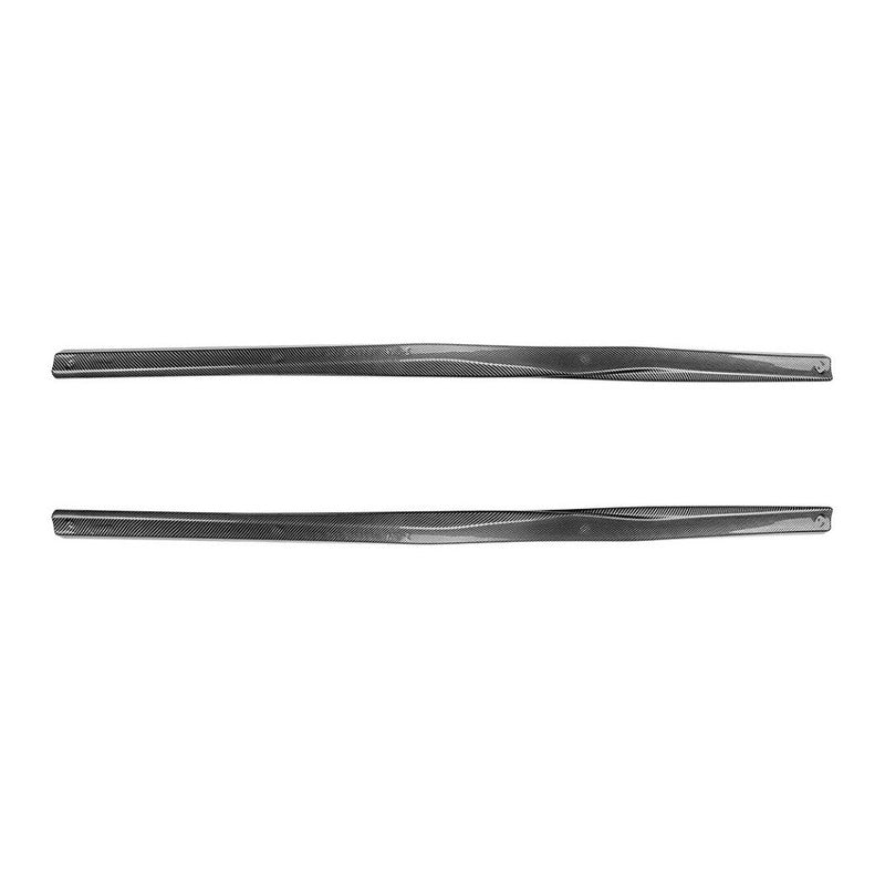 Car Craft Compatible With Mercedes Benz Slk W172 R172 Pre-facelift 2011-2015  Side Skirt Splitter Trim Running Board Zst-1353 Cf Carbon Fiber Look Black CC-10941