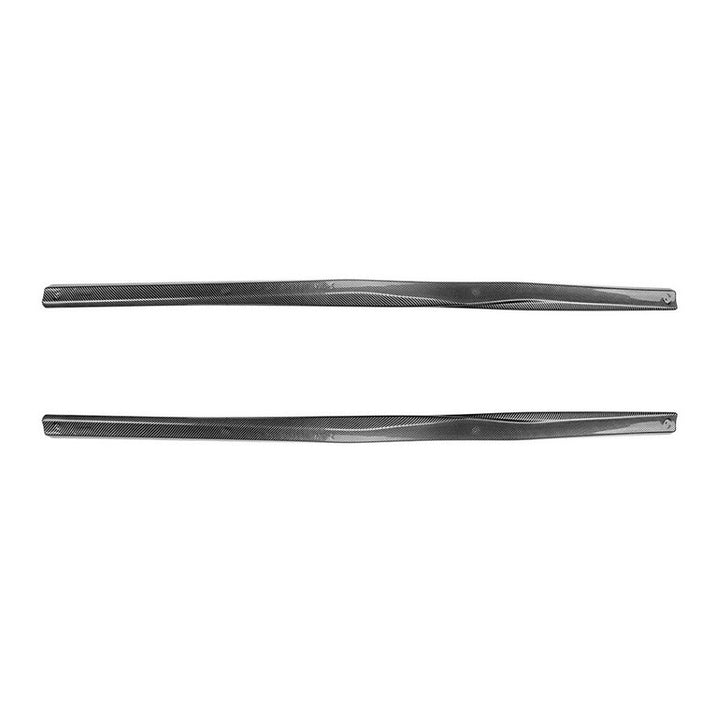 Car Craft Compatible With Mercedes Benz Slk W172 R172 Pre-facelift 2011-2015  Side Skirt Splitter Trim Running Board Zst-1353 Cf Carbon Fiber Look Black CC-10941