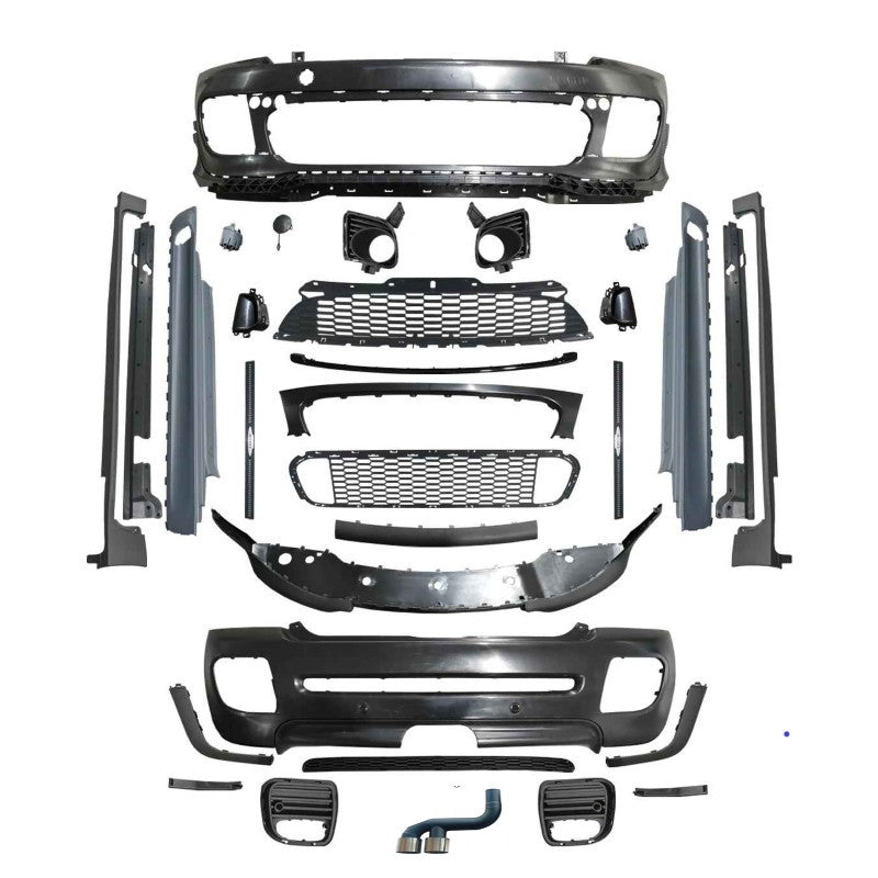 Car Craft Compatible With Bmw Mini Cooper R55 R56 R57 R58 R59 2007-2013 Upgrade Convert To Jcw Bodykit Front Rear Bumper Side Skirts Splitter Lip Grill Exhaust Pipe Tips Kt-mini-009-1 Kt-009-5 - CAR CRAFT INDIA