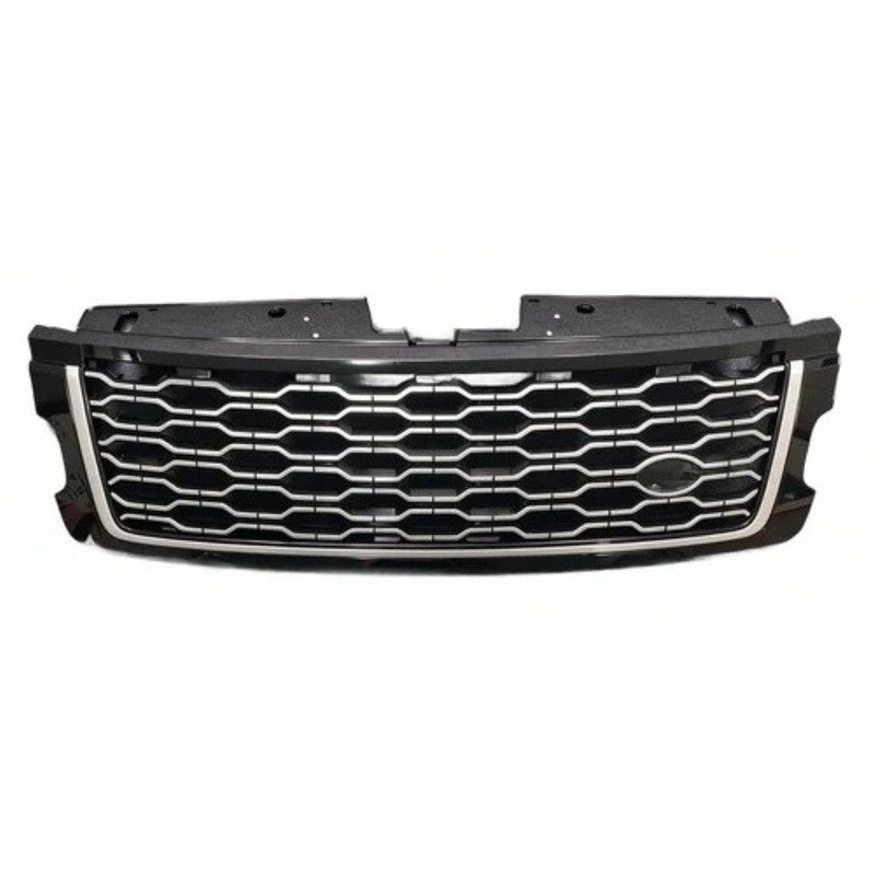 Car Craft Compatible With Land Range Rover Vogue Rrv 2018-2022 Front Bumper Show Grill Silver - CAR CRAFT INDIA