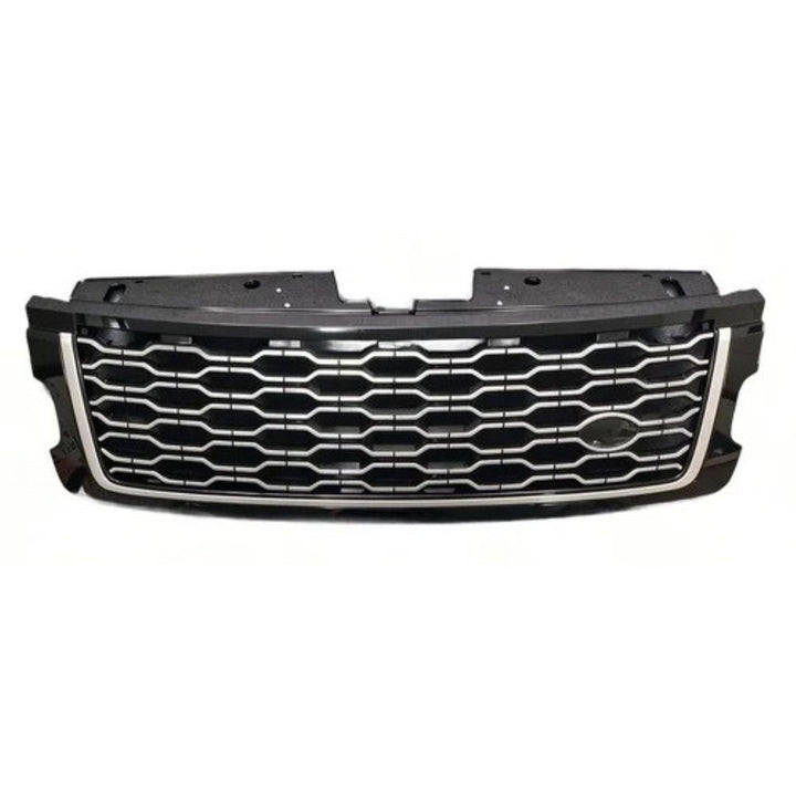 Car Craft Compatible With Land Range Rover Vogue Rrv 2018-2022 Front Bumper Show Grill Silver - CAR CRAFT INDIA