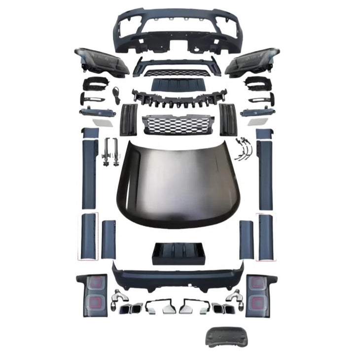 Car Craft Compatible With Range Land Rover Vogue L405 2013-2017 Upgrade Facelift Convert To 2018-2022 Svo Bodykit Bumper Headlight Taillight Side Skirts Grill CC-5840 - CAR CRAFT INDIA