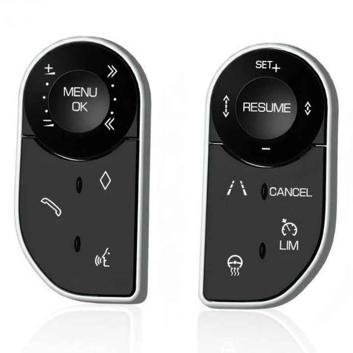 Car Craft Compatible With Land Range Rover Vogue L405 2015-2017 Rrv Rrs Sport L494 2015-2017 Discovery 5 Lr5 2017-2018 Lr5 L405 L494 Digital Touch Screen Car Steering Wheel Multimedia Button Square Control