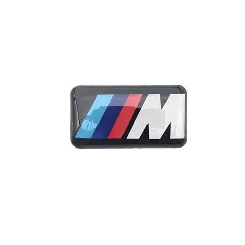 Car Craft Compatible With Bmw 1 2 3 4 5 6 7 Series Z4 X1 X2 X3 X4 X5 X6 X7 Logo Badge Emblem M Sport Steering Alloy Wheel Rim Sticker 17x9.5mm