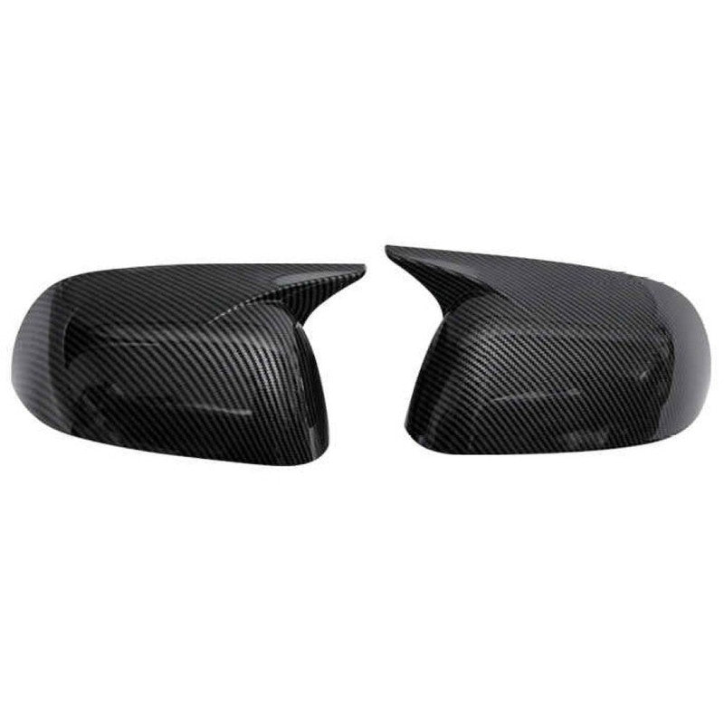 Car Craft Compatible With Nissan Sunny 2010-2016 Side Rear View Case Wing Cap Shell Housing Mirror Covers 3m Tape Pasting Style Carbon Fiber Look CC-11551
