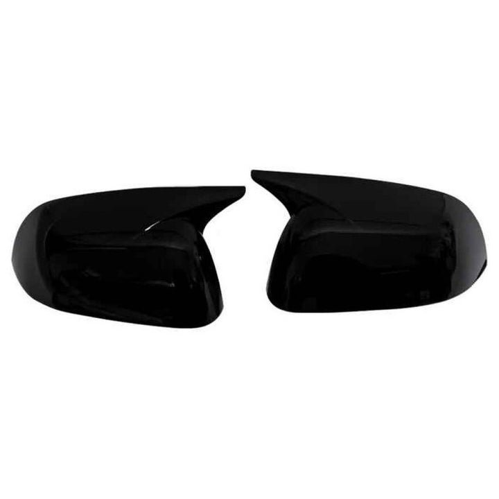 Car Craft Compatible With Nissan Sunny 2010-2016 Side Rear View Case Wing Cap Shell Housing Mirror Covers 3m Tape Pasting Style Glossy Black CC-11550