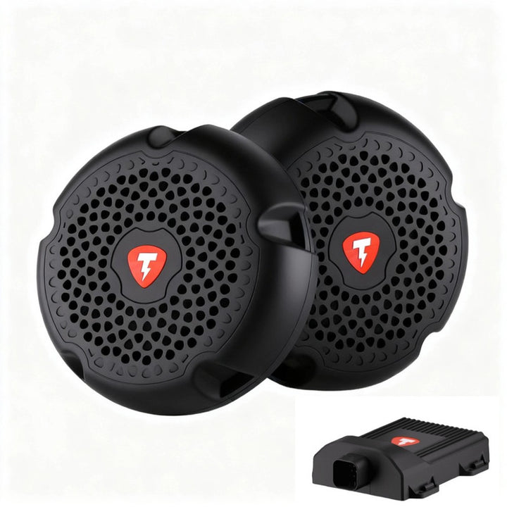 Car Craft Compatible With Exhaust Sound Upgrade Universal Car Sound Generator Thor Electronic Exhaust Sound System Car Speakers Drums Smartphone Controller Thor Dual Storm Speaker+ecu CC-9597