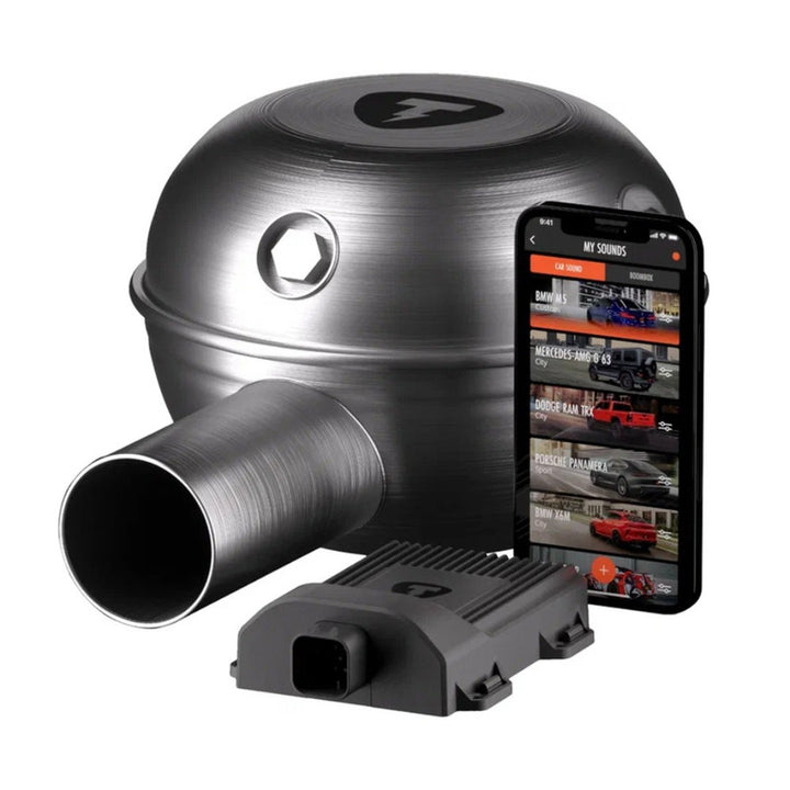 Car Craft Compatible With Exhaust Sound Upgrade Universal Car Sound Generator Thor Electronic Exhaust Sound System Car Speakers Drums Smartphone Controller Thor Thunder Speaker+ecu CC-9598