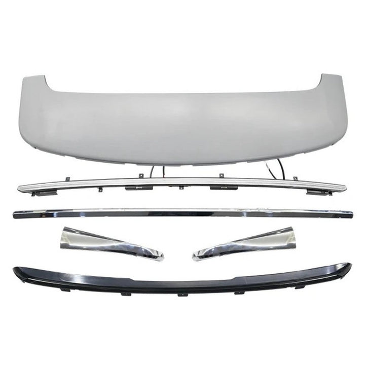 Car Craft Compatible With Toyota Alphard Vellfire 30 35 40 2019-2026 Rear Trunk Wing Boot Roof Trim Skirt Led Spoiler F183
