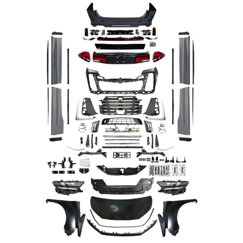 Car Craft Compatible With Toyota Alphard Vellfire 20 2008-2014 Upgrade Facelift Convert To 2023 40 Model Bodykit Front Rear Bumper Headlight Taillight Lamp Side Skirt Hood Fender Splitter Trim F203
