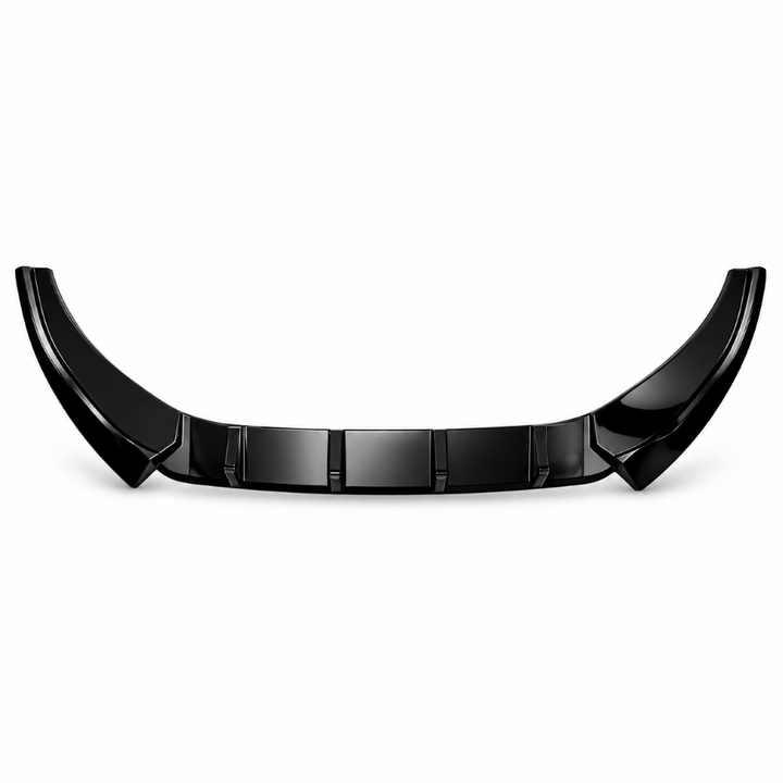 Car Craft Compatible With Vw Volkswagen Virtus 2023+ Front Bumper Lip Splitter Skirts Glossy Black Ar-vw-0233 CC-7964