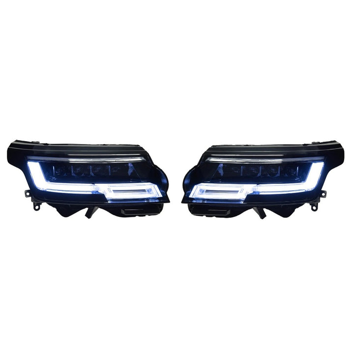 Car Craft Compatible With Land Range Rover Vogue L405 2013-2017 Car Front Upgraded Head Light Lamp Xenon Headlight Retrofit Upgrade Modified Led Drl Hid 2024 Matrix Style