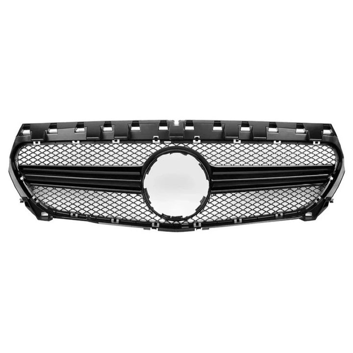 Car Craft Compatible With Mercedes Benz Cla Class W117 C117 X117 2013-2019 Upgrade Front Bumper Cla45 Amg Show Grill Amg Black Gc W117-002