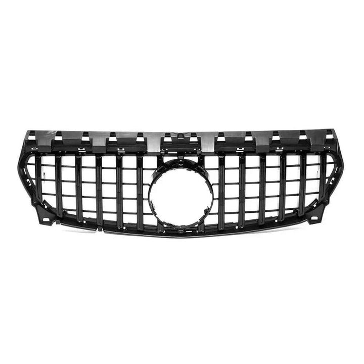 Car Craft Compatible With Mercedes Benz Cla Class W117 C117 X117 2013-2019 Upgrade Front Bumper Cla45 Amg Show Grill Gtr Black Gc W117-004 CC-1750