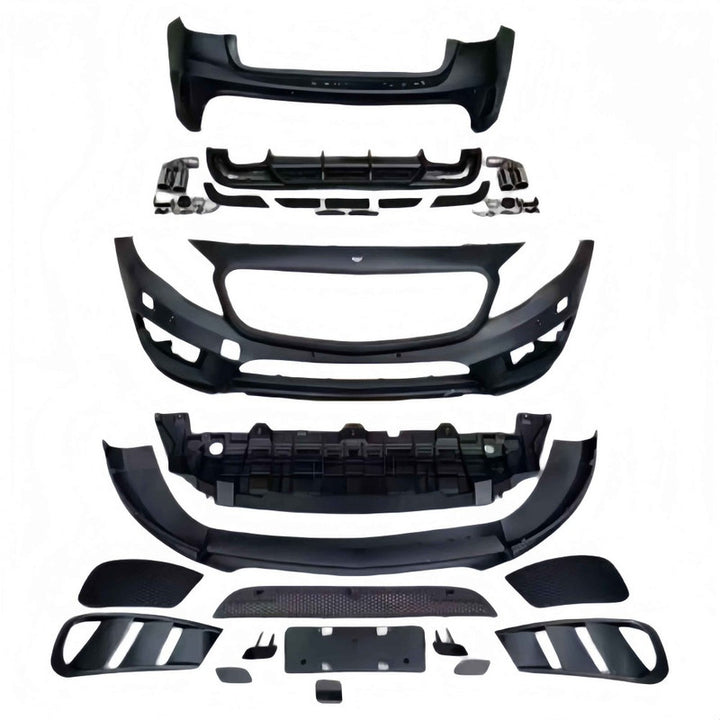 Car Craft Compatible With Mercedes Benz Gla Class W156 X156 2014-2019 Upgrade Facelift Convert To Amg Brabus Bbs Bodykit Front Rear Bumper Grill Skirt Trim Diffuser Exhaust Pipe Tip