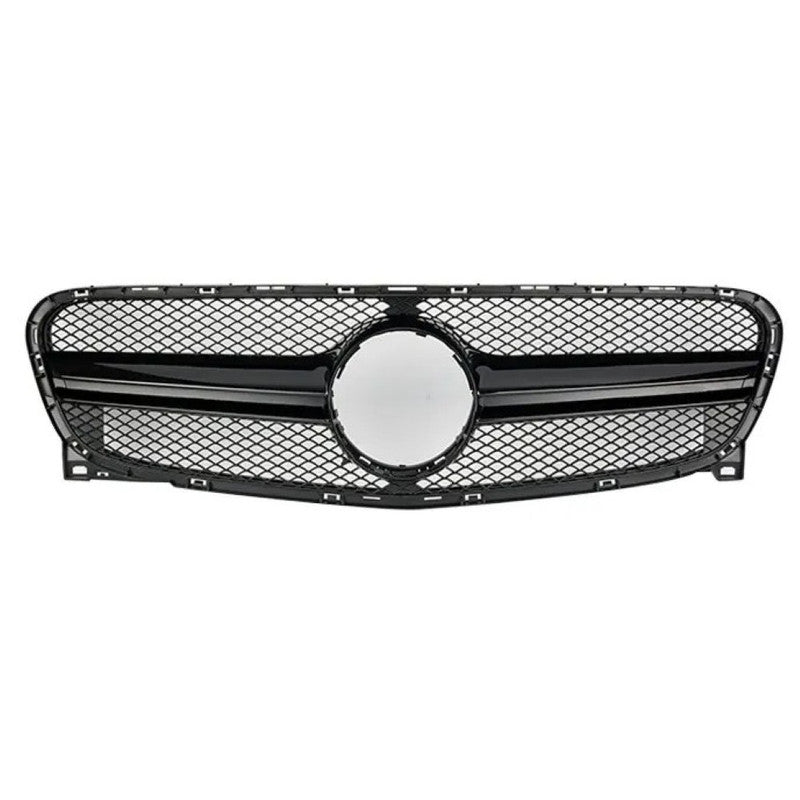 Car Craft Compatible With Mercedes Benz Gla W156 X156 2014-2016 Front Bumper Show Grill Amg Black Amg45
