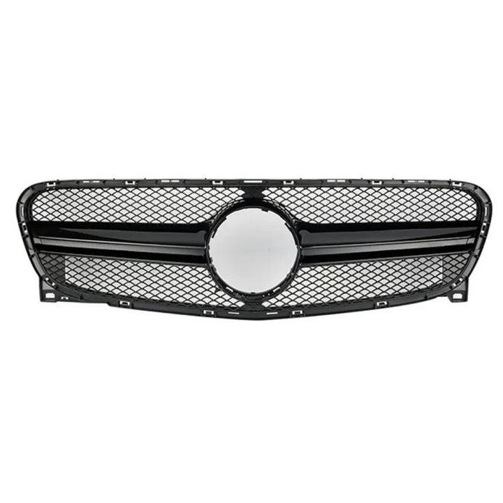 Car Craft Compatible With Mercedes Benz Gla W156 X156 2014-2016 Front Bumper Show Grill Amg Black Amg45