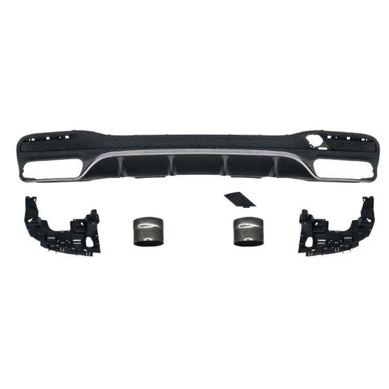Gle Rear Bumper Different Gle W166 2016-2019 Amg Rear Bumper Upgrade Convert To Gle63 Amg After ...