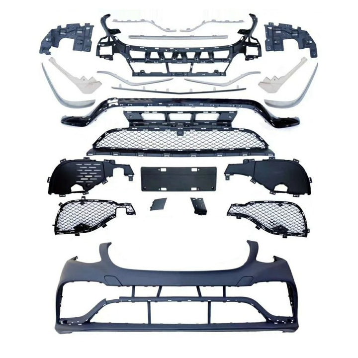 Car Craft Compatible With Mercedes Benz Gle Coupe W166 X166 X292 2015-2019 Upgrade Conversion Bodykit To Gle63 Coupe Amg Bumper Diffuser After Rear Lip Exhaust Tip Pipe Wheel Arch Front - CAR CRAFT INDIA