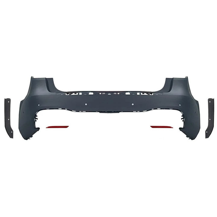 Car Craft Compatible With Mercedes Benz Gls W166 X166 2016-2019 Rear Bumper Upgrade Convert To Amg Gls63 Amg Bumper Bodykit Gc X166-005